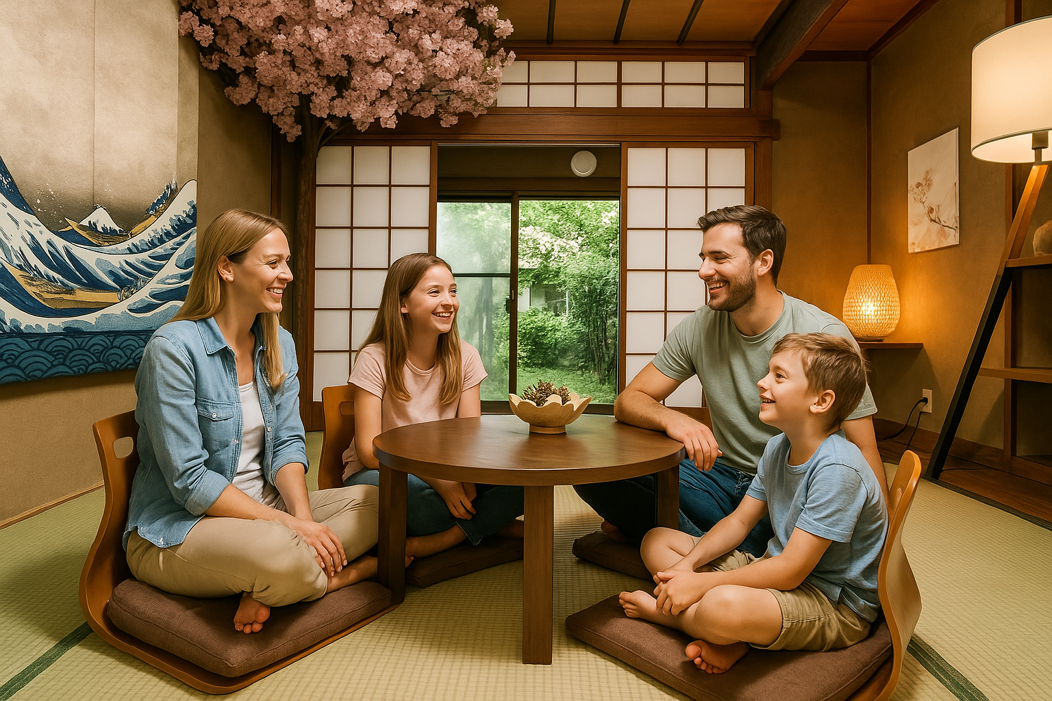 静まり返った室内